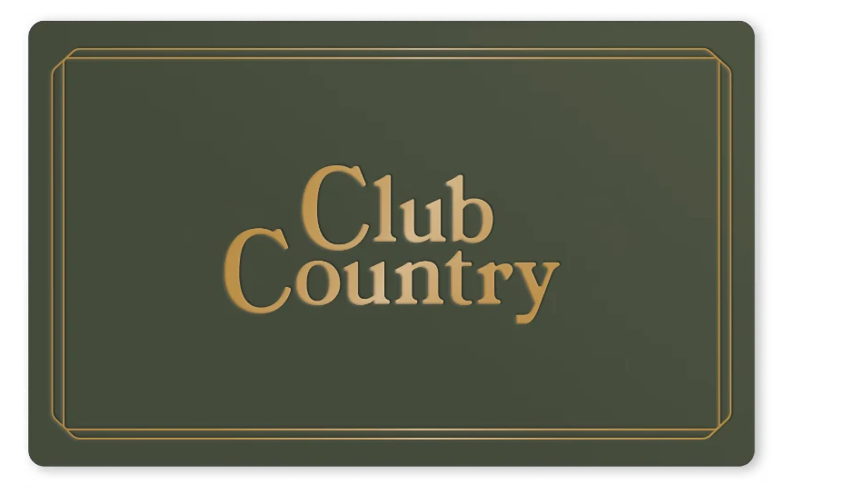 Club Country Gift Card electronic