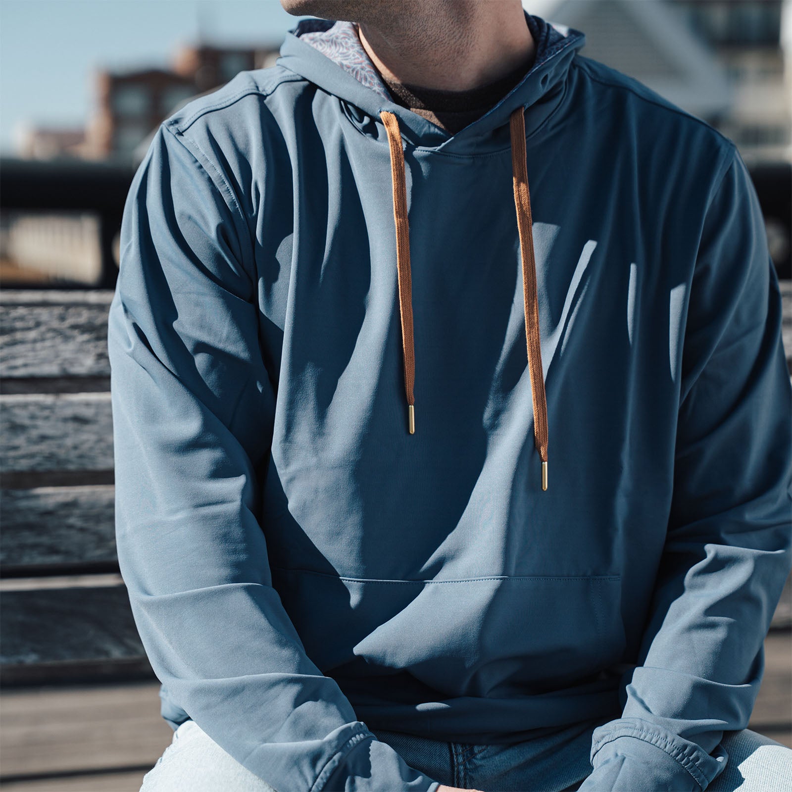 Feather Blue Hoodie